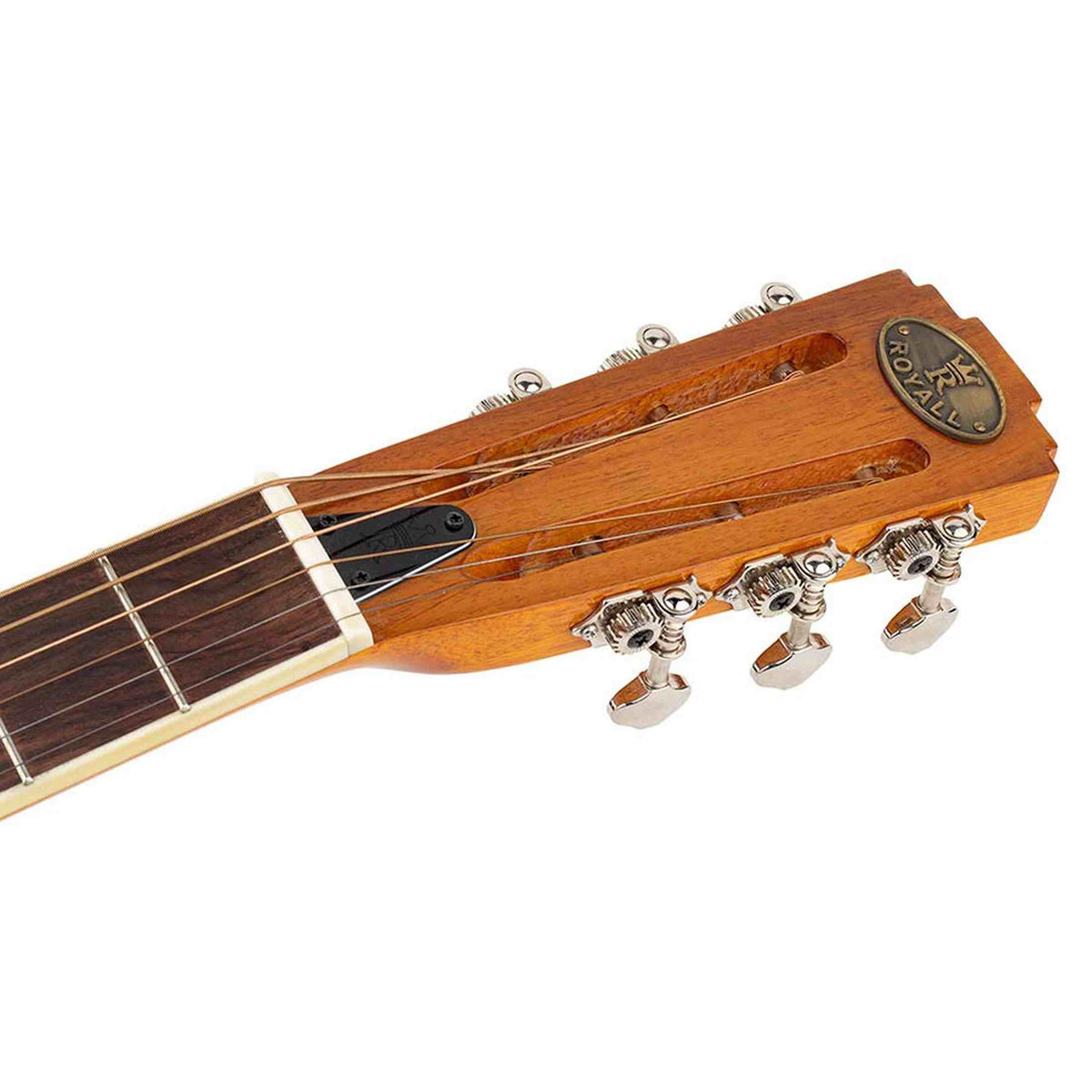 Royall KOA12SC Tricone Resonator 12-Fret – Hawaïaans Koa, Cutaway, T-Style Pickup, Softcase