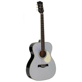 Richwood HSA-55-GS Heritage Series auditorium akoestische westerngitaar zilver metallic