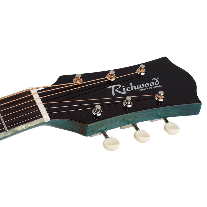 Richwood HSD-55-LB Heritage Series dreadnought akoestische westerngitaar licht blauw
