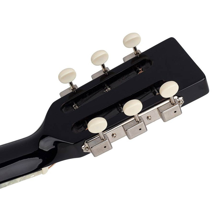 Richwood HSP-55-GS Heritage Series parlor akoestische westerngitaar zilver metallic
