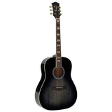 Richwood HSDS-42-TBK Heritage Series dreadnought akoestische western gitaar zwart
