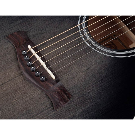 Richwood HSDS-42-TBK Heritage Series dreadnought akoestische western gitaar zwart