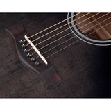 Richwood HSJS-42-TBK Heritage Series jumbo akoestische western gitaar zwart
