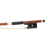 Dörfler DV10-R violin bow 4/4, massaranduba, parisien eye, full lined with trimmed slide, round