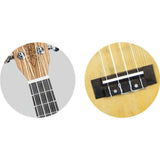 Flight DUS330 RELIC Soprano Ukulele met Distressed Spruce Top, Zebrawood Body en Aquila Super Nylgut Snaren