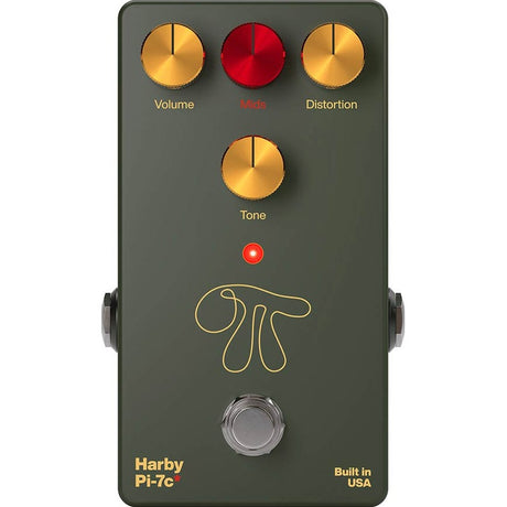 Harby Pedals USA Pi-7c distortion-sustainer-fuzz effecten pedaal