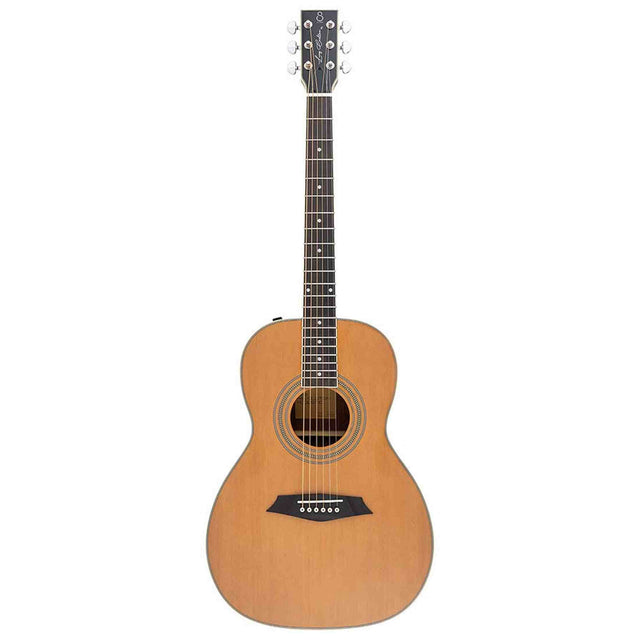 Sire A3PSNT Larry Carlton akoestische parlor gitaar – solid top, SIB elektronica, Natural