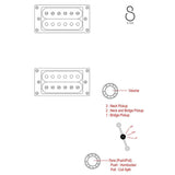 Sire Q3/TS Larry Carlton elektrische gitaar – Q-Style, mahonie body, Tobacco Sunburst, HH-configuratie, coil-split, 22 frets