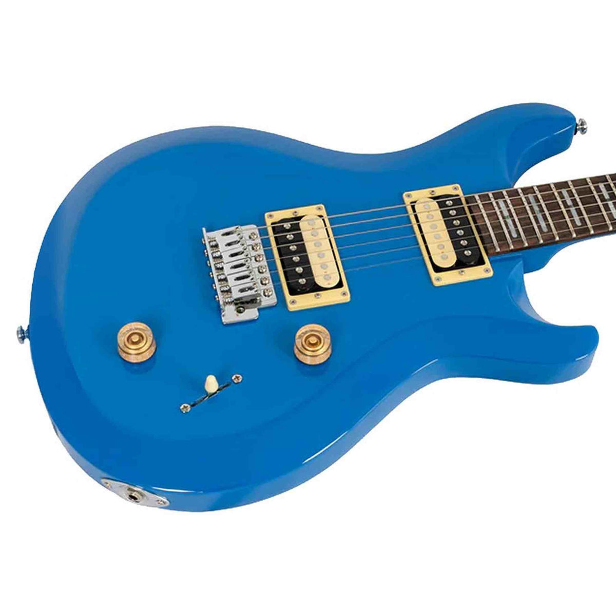 Sire Q3/MB Larry Carlton elektrische gitaar – mahonie body, HH-configuratie, Midnight Blue