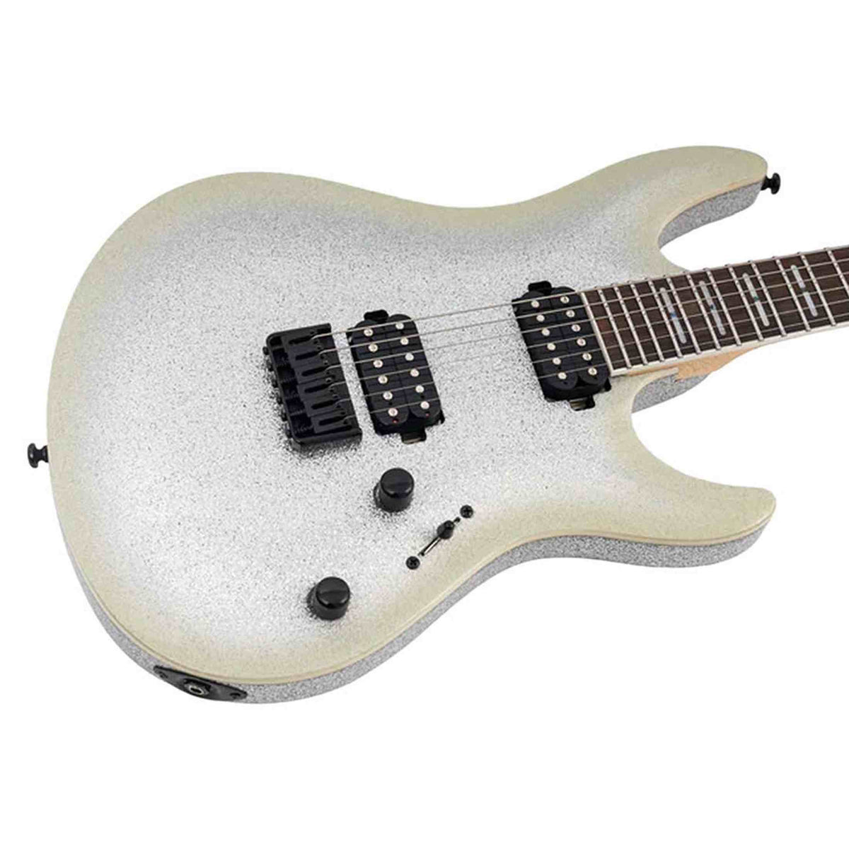 Sire Y5/SPS Larry Carlton elektrische gitaar – alder body, HH-configuratie, Silver Sparkle