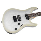 Sire Y5/SPS Larry Carlton elektrische gitaar – alder body, HH-configuratie, Silver Sparkle