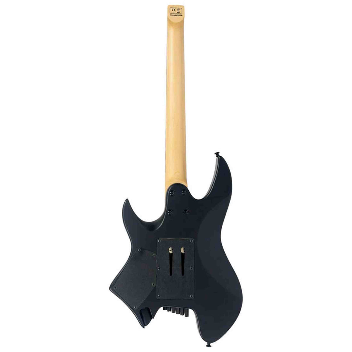 Sire X6H6/TBK elektrische gitaar – Headless, mahonie met ash veneer, Transparent Black, HH-configuratie, stainless frets, met gigbag