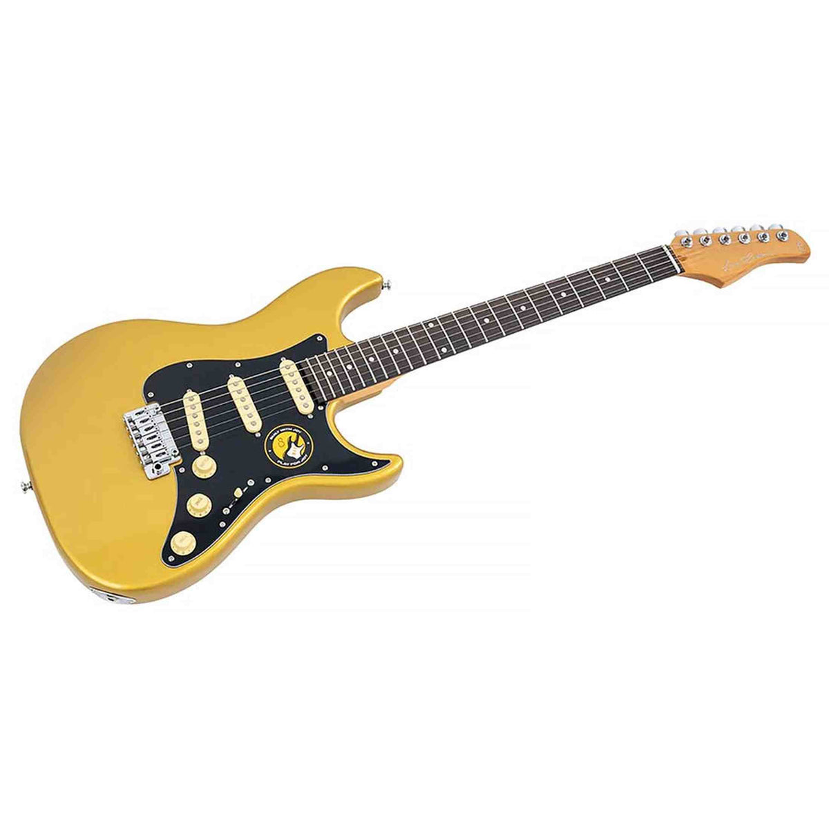 Sire S3N MGO New Gen Larry Carlton elektrische gitaar – S-Style, metallic goud, stainless steel frets