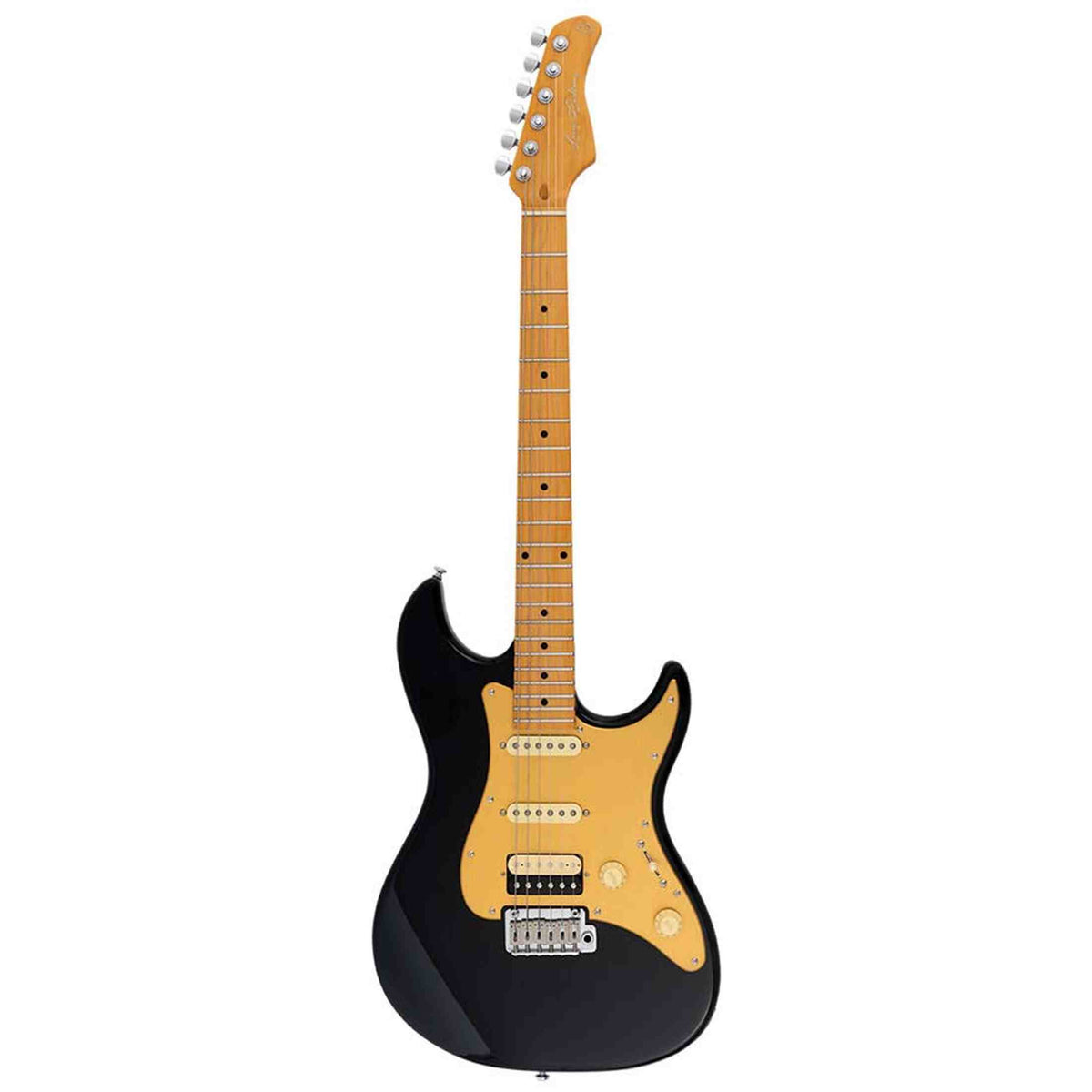 Sire S7N HSS/BK New Gen Larry Carlton elektrische gitaar – S-Style, alder body, Black, HSS-configuratie, stainless steel frets