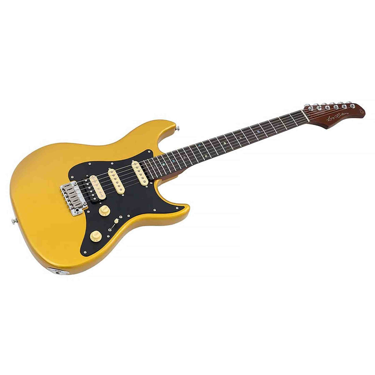 Sire S7N HSS/MGO New Gen Larry Carlton elektrische gitaar – S-Style, alder body, Metallic Gold, HSS-configuratie, stainless steel frets
