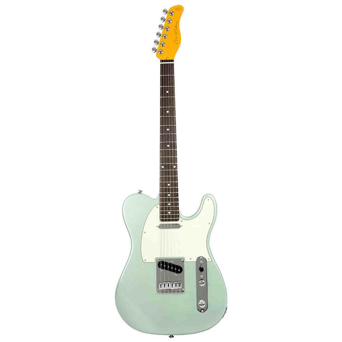 Sire T3N/SGM elektrische gitaar – T-Style, Indonesisch mahonie, Surf Green Metallic, stainless frets