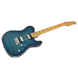 Sire T7N FM/TBL elektrische gitaar – T-Style, Flamed North American Alder, Transparent Blue Satin, LC Super-Modern pickups, stainless frets, locking tuners