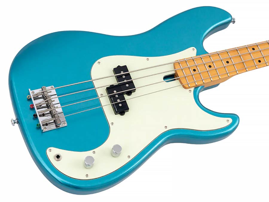 Sire P5 A4/TP Marcus Miller basgitaar 4-snarige passieve P-stijl bas in Tide Pool