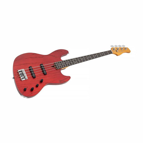 Sire V6 4/CAR Marcus Miller actieve 4-snarige basgitaar Candy Apple Red