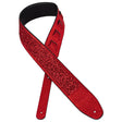 Gaucho GST-250-RD Sparkling Series gitaarriem rood