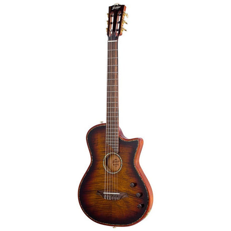 Bromo BEN2C/3TS Fusion Craft Series hollow body nylon sunburst