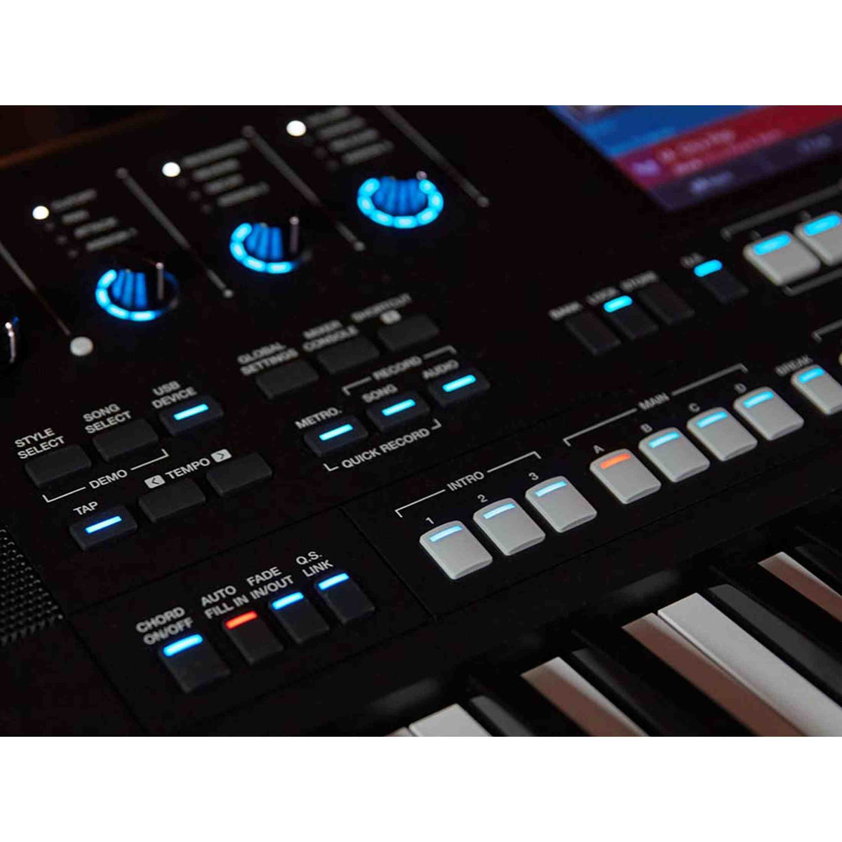 Medeli AKX10S Set – Workstation keyboard met 61 toetsen, 7” touchscreen, 4-way speakers, pedaal, standaard en kruk