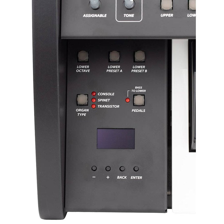 Crumar SORRENTO Spinet-Style Orgel Inclusief BURN Rotary/Reverb Pedaal