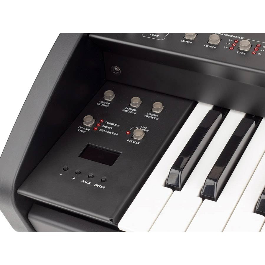 Crumar SORRENTO Spinet-Style Orgel Inclusief BURN Rotary/Reverb Pedaal