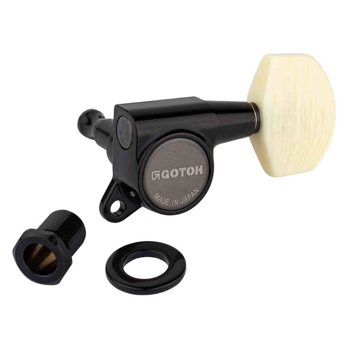 Gotoh GTH13956 SG381 stemmechanieken met M01 knoppen, 3L3R, zwart