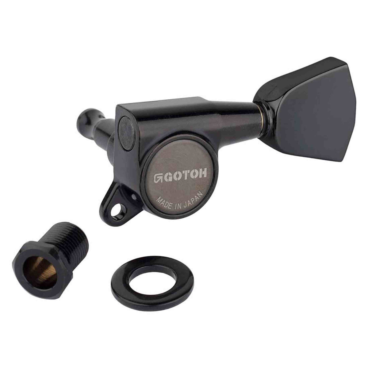 Gotoh GTH13975 SG381 stemmechanieken met Magnum Lock and 04 knoppen, 3L3R, cosmo zwart