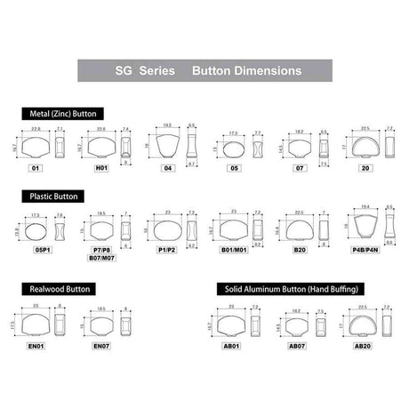 Gotoh GTH14056 SG381 stemmechanieken met Magnum Lock Trad and 04 knoppen, 3L3R, goud