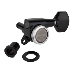 Gotoh GTH14096 SG381 stemmechanieken (posts 6xXL) met Magnum Lock Trad and 07 knoppen, 6L, zwart