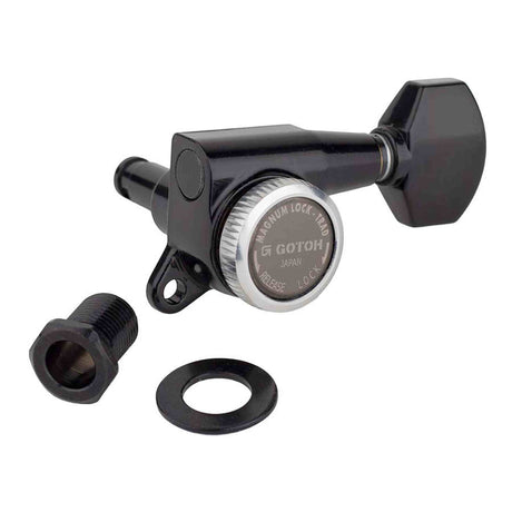 Gotoh GTH14104 SG381 stemmechanieken met Magnum Lock Trad and 07 knoppen, 6L, cosmo zwart