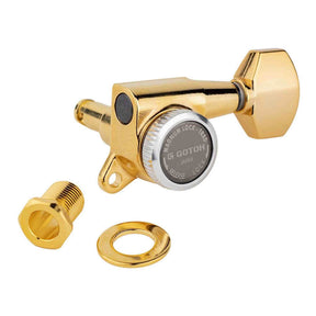 Gotoh GTH14110 SG381 stemmechanieken met Magnum Lock Trad and 07 knoppen, 4L2R, goud