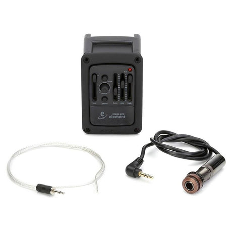 LR Baggs Stagepro Element Actief Pickupsysteem met Zijpaneel, 3-Band EQ en Tuner