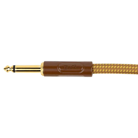 Boston GCRT-60 Prime Series woven jacket instrumentkabel jack-jack 6 meter yellow tweed
