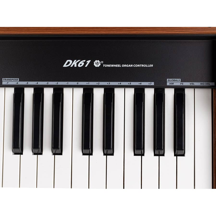 Crumar DK61 Organ Controller 61-Toetsen MIDI Keyboard met Drawbars