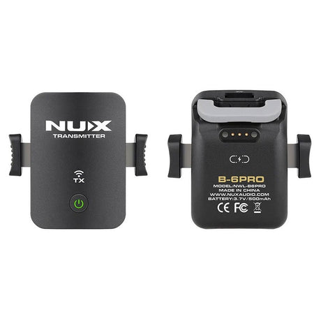 NUX B-6PRO – 2.4 GHz Draadloos Systeem voor Saxofoon & Blaasinstrumenten