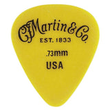 Martin & Co 18A0154 Delrin gitaar plectrums 0.73mm geel 12 pack