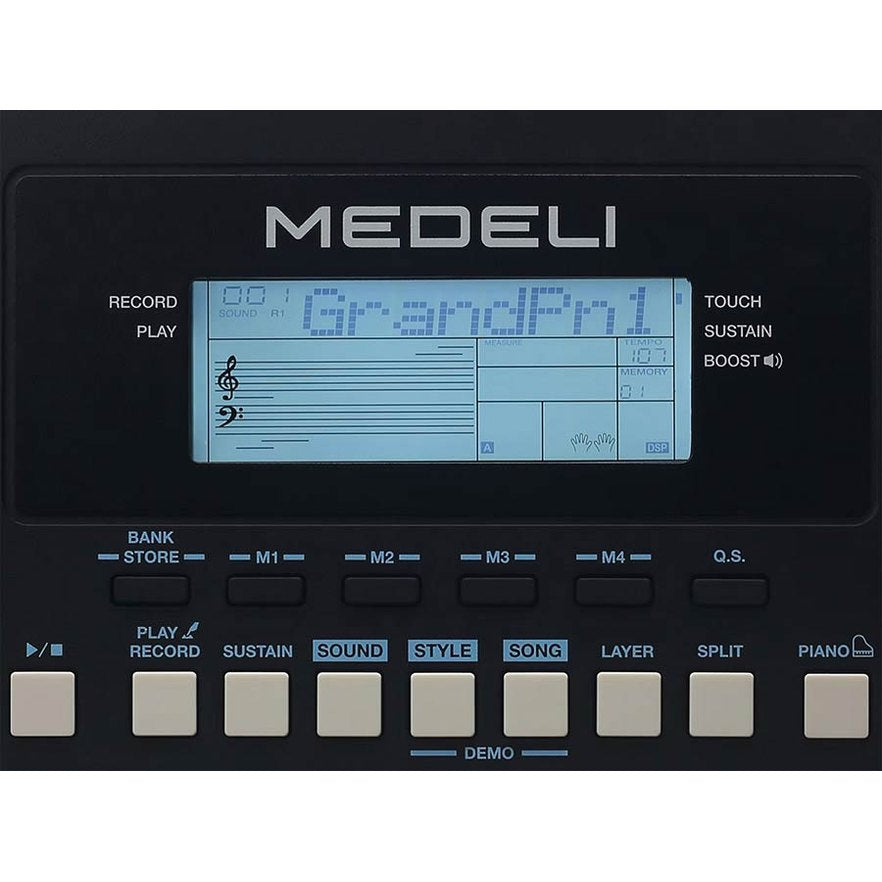 Medeli MK110 Millennium Series Keyboard aanslaggevoelige toetsen