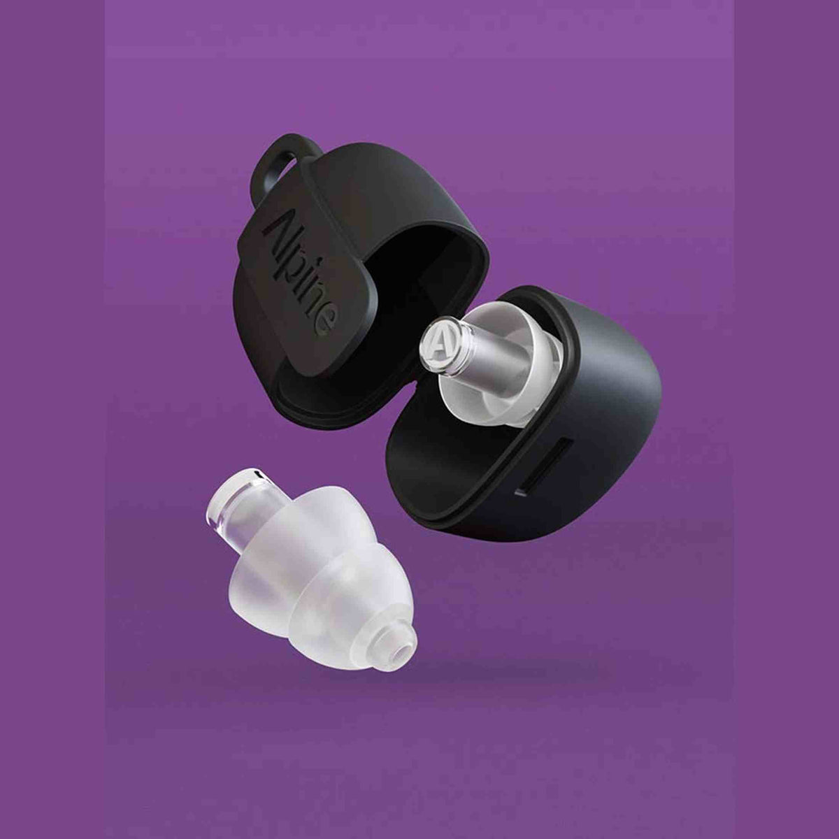 Alpine ALP-PP/PRO-TR PartyPlug Pro Oordoppen Transparant met Muziekfilter en 3 Maten