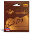Rotosound JK12-3 Jumbo King 3-Pack Snarensets Akoestisch 012–054 – Phosphor Bronze
