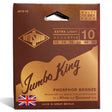 Rotosound JK10-10 Jumbo King 10-Pack Snarensets Akoestisch 010–050 – Phosphor Bronze