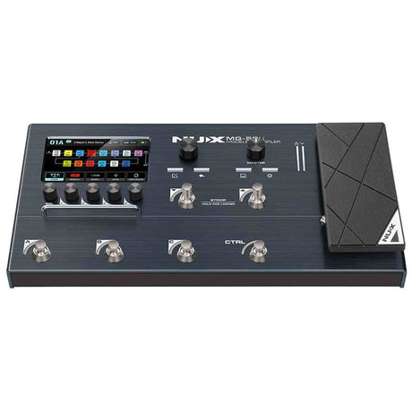 NUX MG-50Li DB Multi-Effects Processor met Amp Modeler, Profiler, Battery, USB Audio en Draagtas, Donkerblauw
