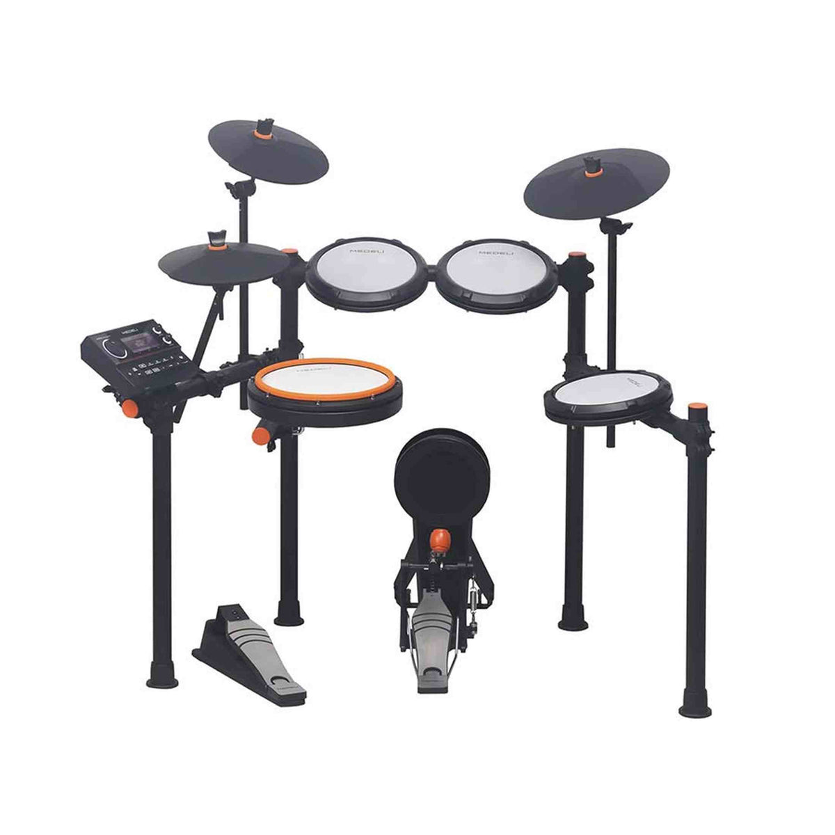 Medeli MZ537 Elektronisch Drumstel met Mesh Pads, Bluetooth Audio, USB-MIDI en 31 Drumkits