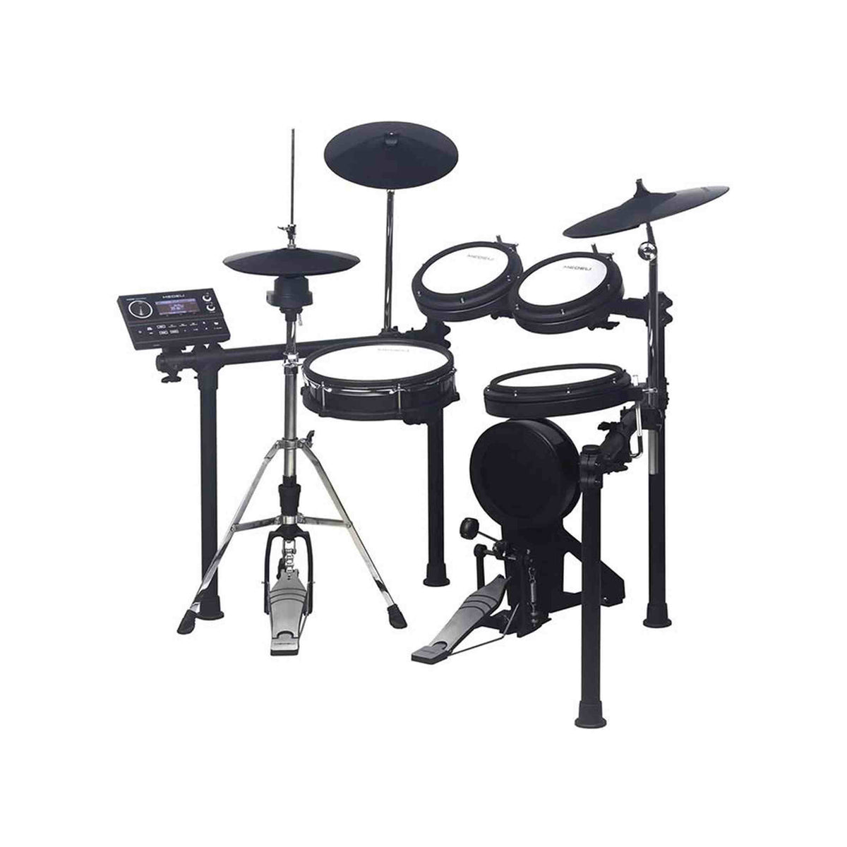 Medeli MZ538 Elektronisch Drumstel met Grote Mesh Pads, Bluetooth Audio, USB-MIDI en 31 Drumkits
