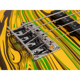 Sire V7N A4/YS Marcus Miller 4-snarige Actieve Basgitaar Matte Yellow Swirl met Elzen Body en Heritage-3 Preamp