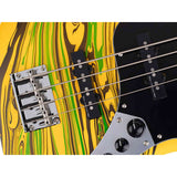 Sire V7N A4/YS Marcus Miller 4-snarige Actieve Basgitaar Matte Yellow Swirl met Elzen Body en Heritage-3 Preamp