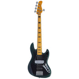Sire V7N A5/DF Marcus Miller 5-snarige Actieve Basgitaar Dark Forest met Elzen Body en Heritage-3 Preamp