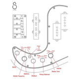 Sire P7N A5/SY Marcus Miller 5-snarige Actieve PJ Basgitaar Sunshine Yellow met Elzen Body en Heritage-3 Preamp